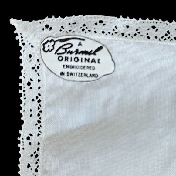 Vintage Christmas Swiss Embroidered Hankie Holiday Instant Collection Decor Pack - Picture 2 of 10